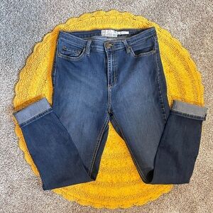 Free People High Rise Stretch Skinny Jeans